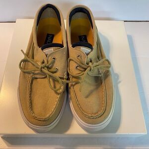 Nautica Beige Bridgeport Boat Shoes